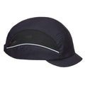 Black - Front - Portwest Unisex Adult Bump Cap