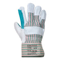 Grey - Back - Portwest Unisex Adult A230 Double Palm Rigger Gloves