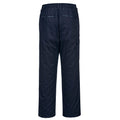 Navy - Back - Portwest Mens Action Lined Work Trousers