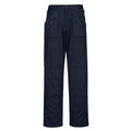 Navy - Front - Portwest Mens Action Lined Work Trousers
