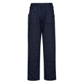 Navy - Front - Portwest Mens Action Lined Work Trousers