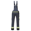 Metal Grey - Back - Portwest Unisex Adult DX4 Work Bib And Brace Overall