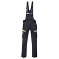 Black - Front - Portwest Unisex Adult DX4 Work Bib And Brace Overall