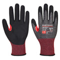 Black - Front - Portwest Unisex Adult A673 CS F18 Nitrile Cut Resistant Gloves