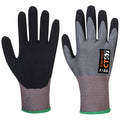 Grey-Black - Front - Portwest Unisex Adult CT67 F13 Nitrile Cut Resistant Gloves
