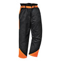 Black-Orange - Front - Portwest Mens Oak Chainsaw Work Trousers