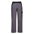 Graphite Grey - Front - Portwest Mens Poznan Cotton Work Trousers