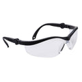 Clear - Front - Portwest Unisex Adult PW3 Safety Glasses