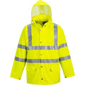 Yellow - Front - Portwest Mens Sealtex Ultra Hi-Vis Raincoat
