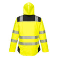 Yellow-Black - Back - Portwest Mens PW3 Hi-Vis Winter Jacket