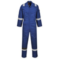 Royal Blue - Front - Portwest Unisex Adult Flame Resistant Anti-Static Overalls