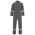 Grey - Front - Portwest Unisex Adult Flame Resistant Anti-Static Overalls