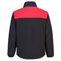 Black-Red - Back - Portwest Mens PW2 Softshell Jacket