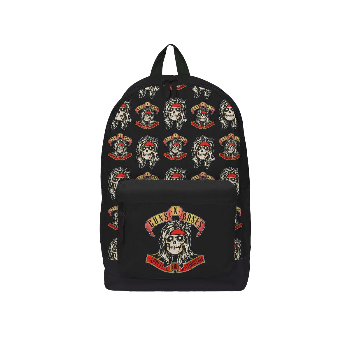 Black-Red-White - Front - RockSax Appetite For Destruction Guns N Roses Backpack