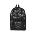 Black-White - Front - RockSax Barber Volbeat Backpack