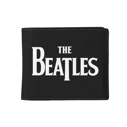 Black-White - Front - RockSax The Beatles Logo Wallet