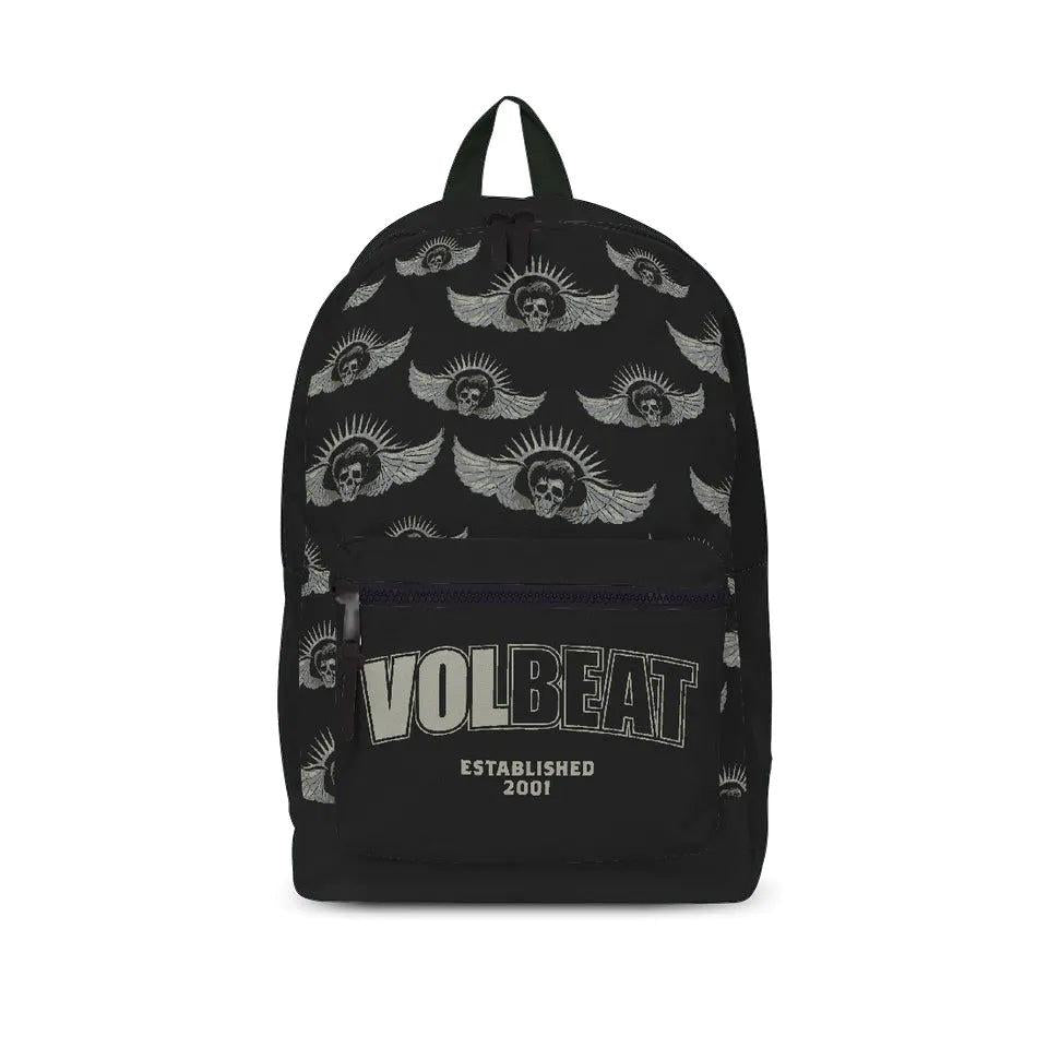 Black-White - Front - RockSax Established Volbeat Backpack