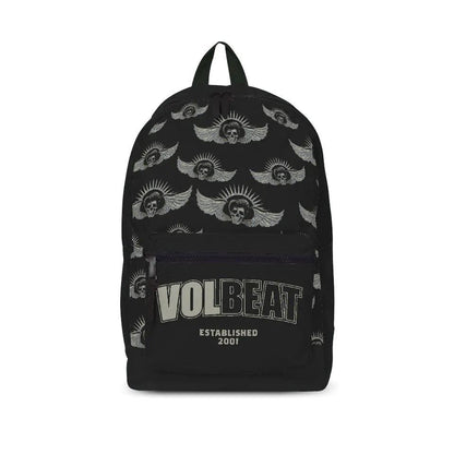 Black-White - Front - RockSax Established Volbeat Backpack