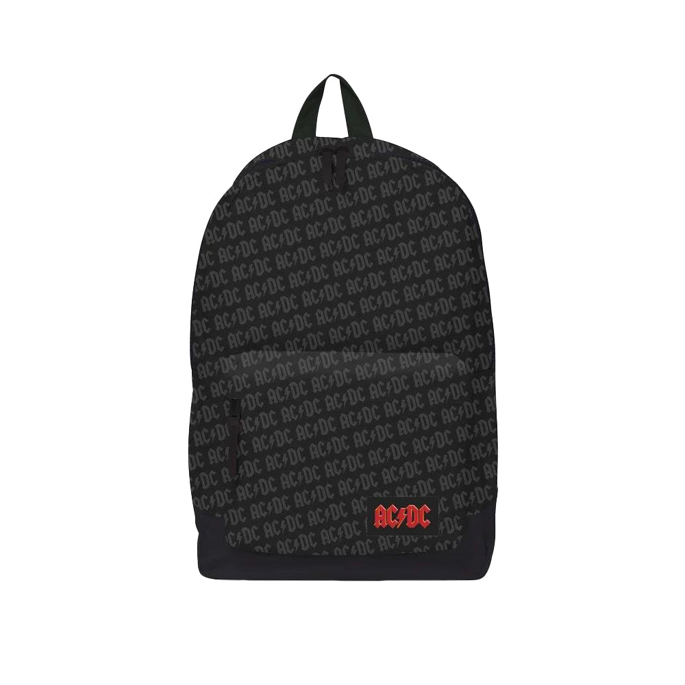 Black-Grey - Front - RockSax Riff Raff AC-DC Backpack