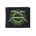 Black-Green-White - Front - RockSax Seek And Destroy Metallica Wallet