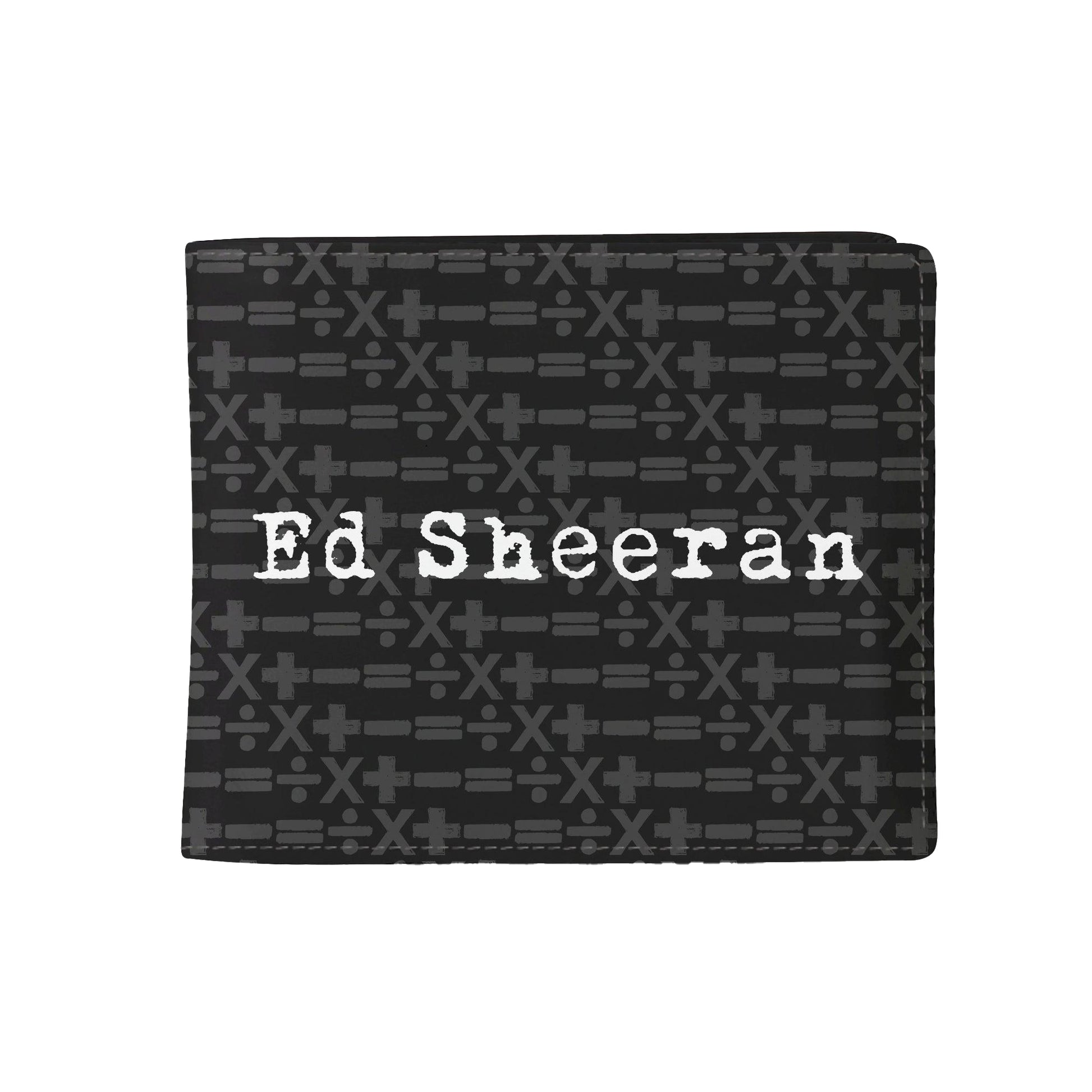 Black - Front - RockSax Symbols Pattern Ed Sheeran Wallet