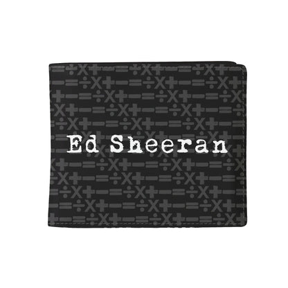 Black - Front - RockSax Symbols Pattern Ed Sheeran Wallet