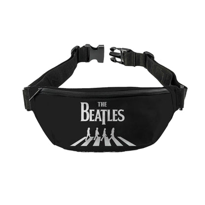 Black-White - Front - RockSax Abbey Road The Beatles Bum Bag