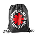 Black-White-Red - Front - RockSax Asterix Red Hot Chili Peppers Drawstring Bag