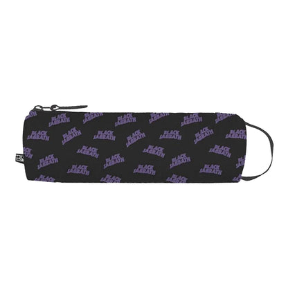 Black - Front - RockSax Logo Repeat Black Sabbath Pencil Case