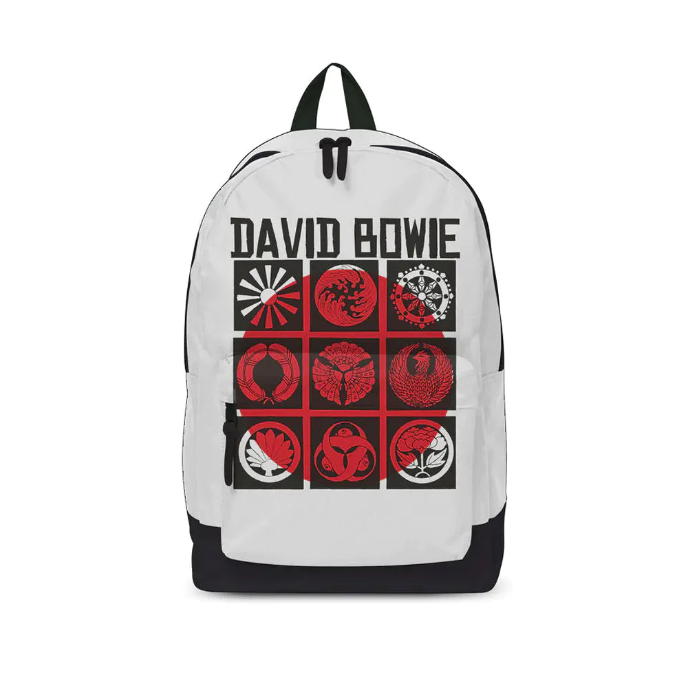 White-Black-Red - Front - RockSax Japan David Bowie Backpack