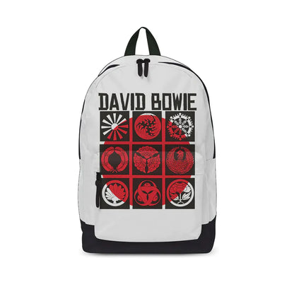 White-Black-Red - Front - RockSax Japan David Bowie Backpack