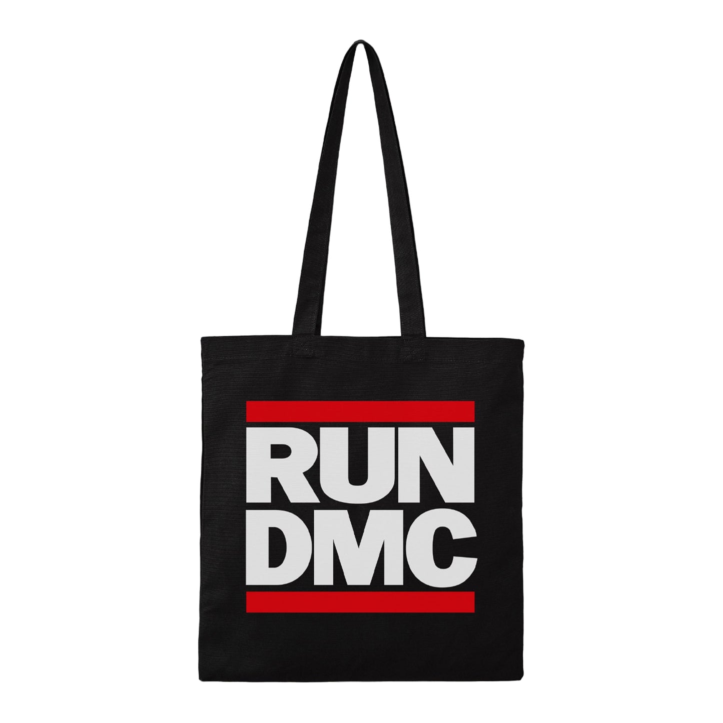 Black-Red-White - Front - RockSax Run DMC Tote Bag