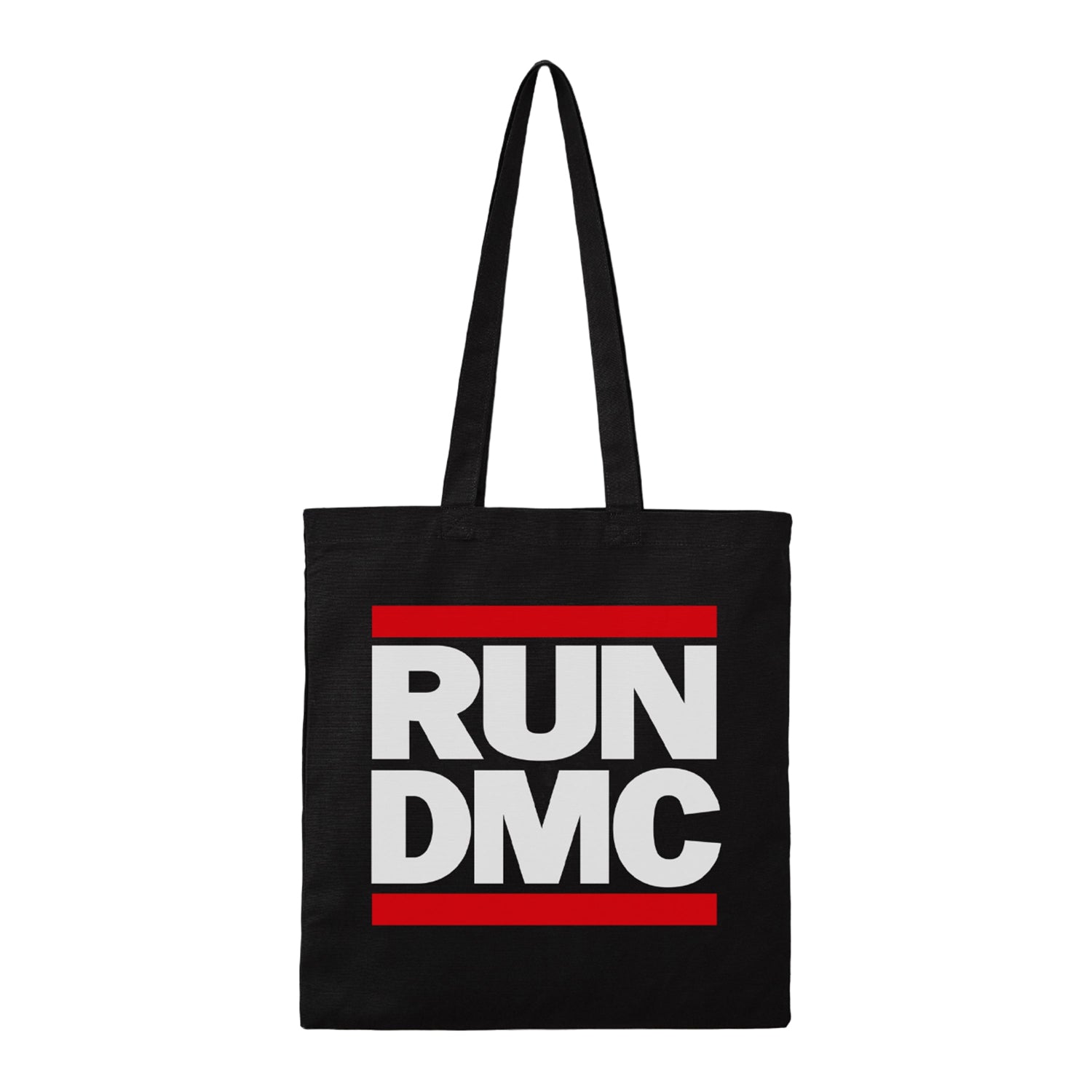 Black-Red-White - Front - RockSax Run DMC Tote Bag