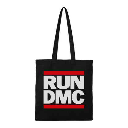 Black-Red-White - Front - RockSax Run DMC Tote Bag