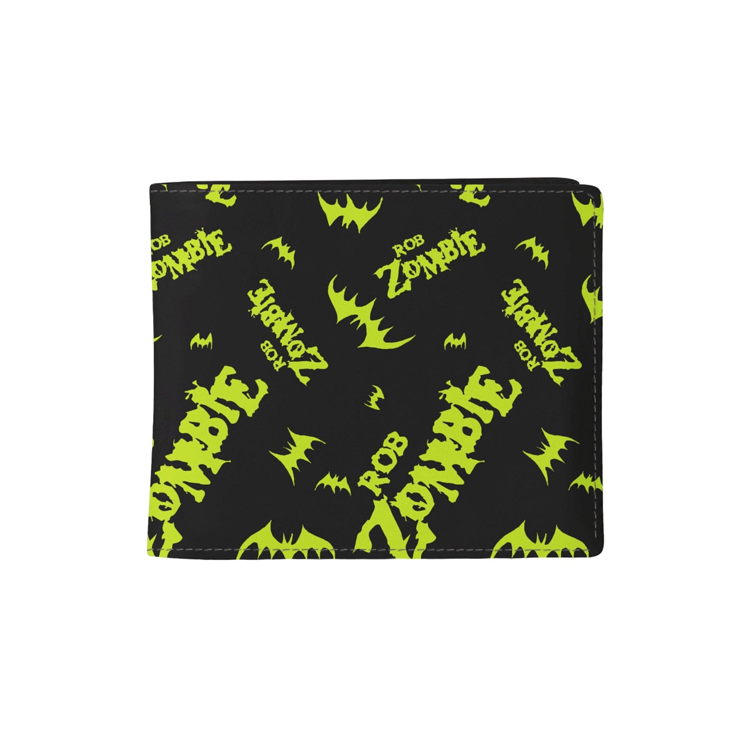 Black-Green - Front - RockSax Bats Rob Zombie Wallet