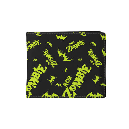 Black-Green - Front - RockSax Bats Rob Zombie Wallet
