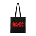 Black-Red - Front - RockSax AC-DC Logo Tote Bag