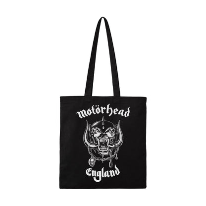 Black - Front - RockSax England Motorhead Tote Bag