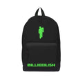 Black-Green - Front - RockSax Bad Guy Billie Eilish Backpack