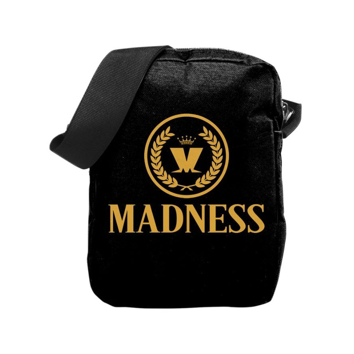 Black - Front - RockSax Madness Logo Crossbody Bag