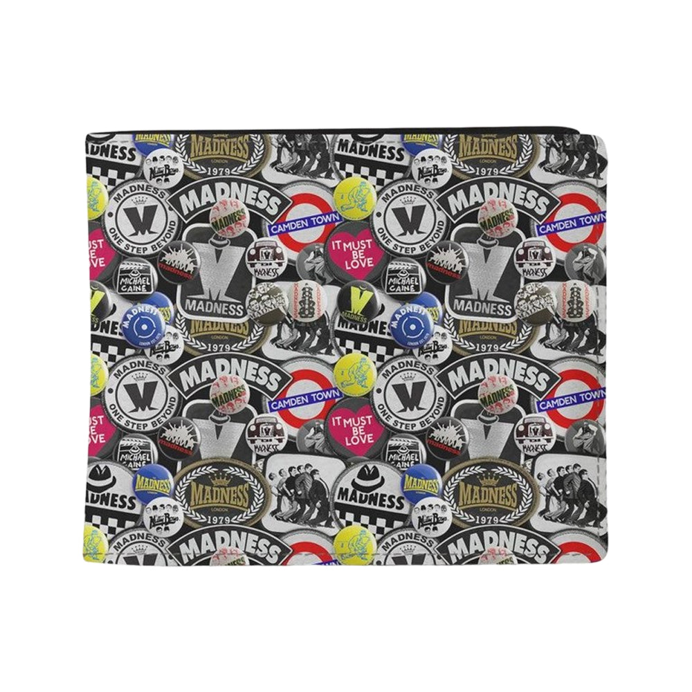 Multicoloured - Front - RockSax Premium Madness Badge Wallet