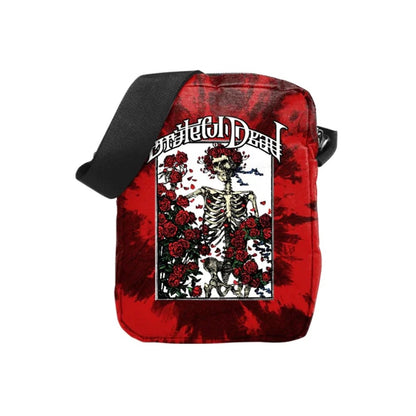 Red - Front - RockSax Bertha Skeleton Grateful Dead Crossbody Bag