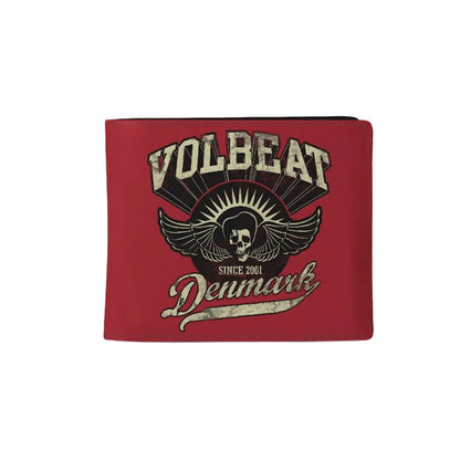 Red-Black - Front - RockSax Made In Denmark Volbeat Wallet