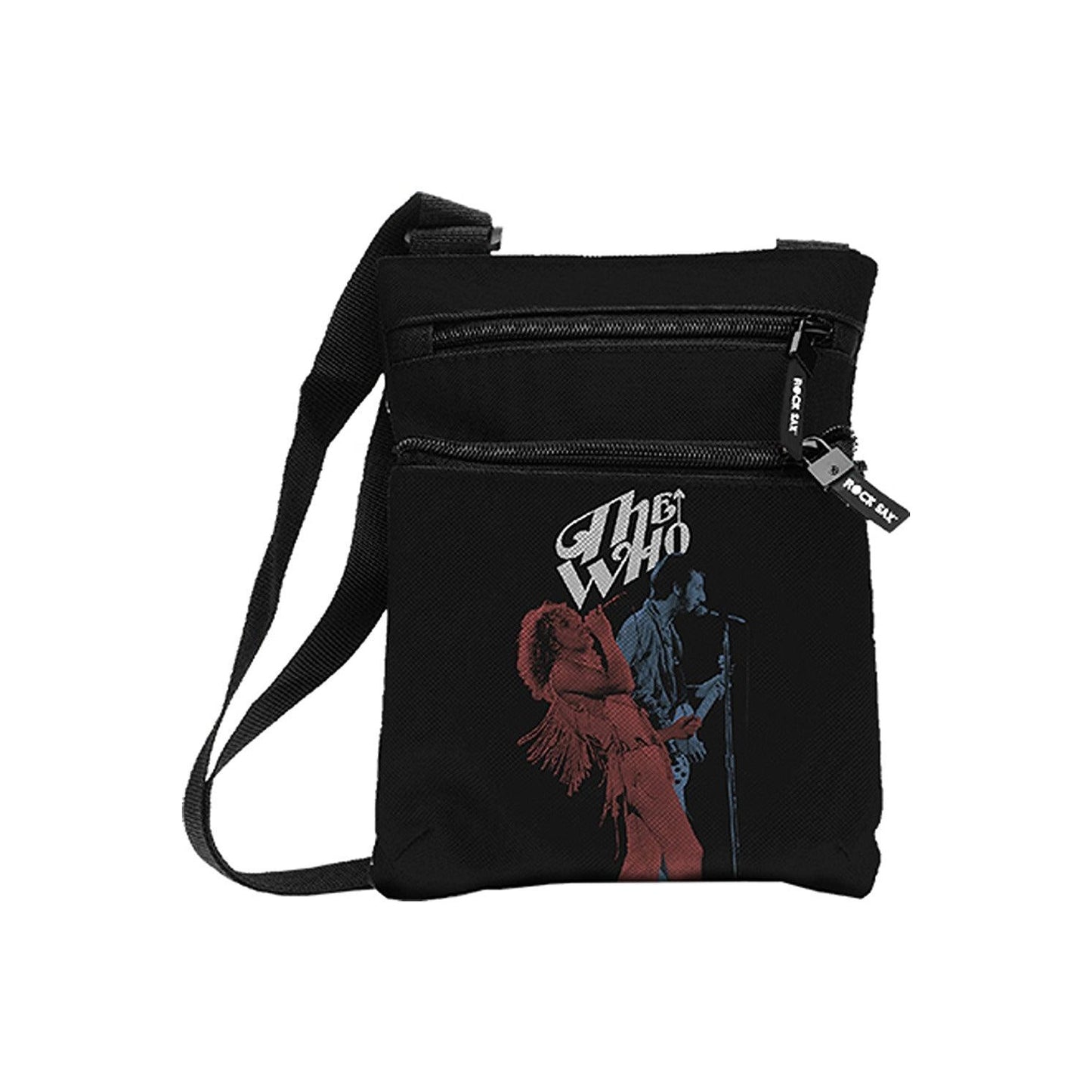 Black - Front - RockSax Classic The Who Crossbody Bag