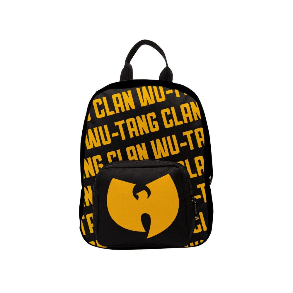 Black-Yellow - Front - RockSax Wu-Tang Clan Logo Mini Backpack