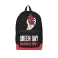 Black-Red-White - Front - RockSax American Idiot Green Day Backpack