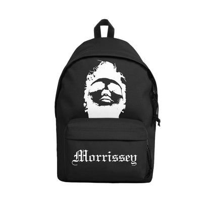 Black-White - Front - RockSax Moz Head Morrissey Backpack