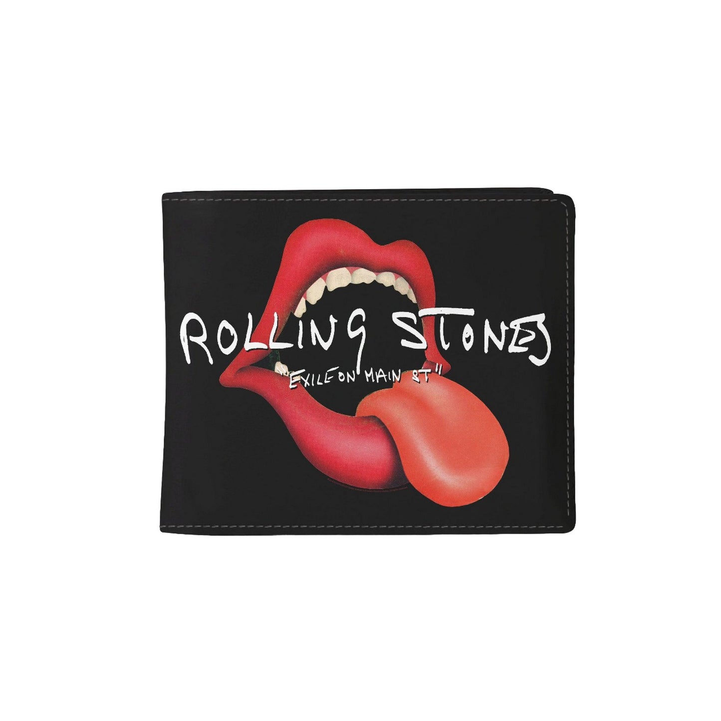 Black-Red-White - Front - RockSax Exile On Main Street The Rolling Stones Wallet