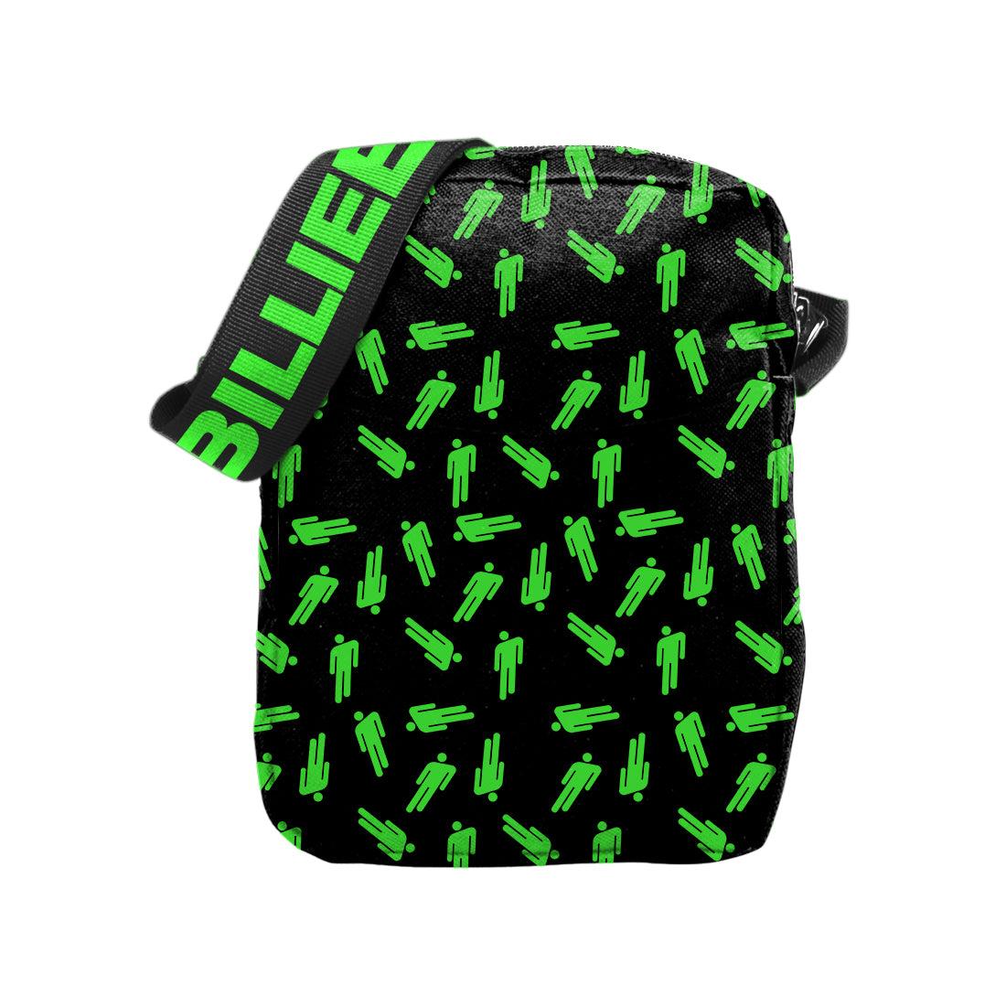 Black-Green - Front - RockSax Pattern Billie Eilish Crossbody Bag