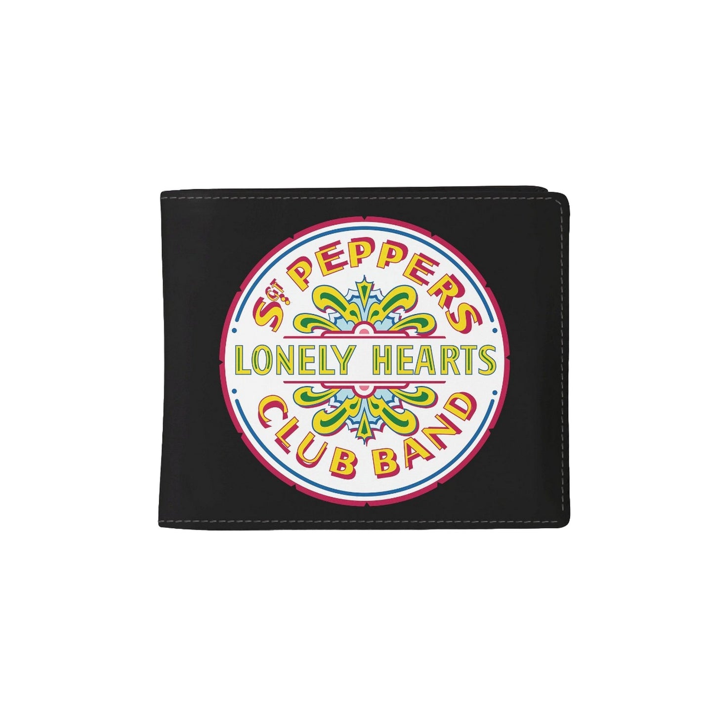 Black - Front - RockSax Sgt Peppers The Beatles Wallet
